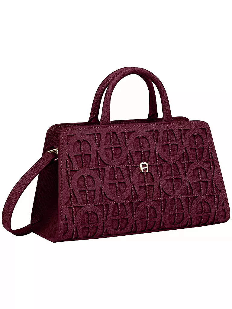 AIGNER | Ledertasche - Henkeltasche CYBILL Small | dunkelrot