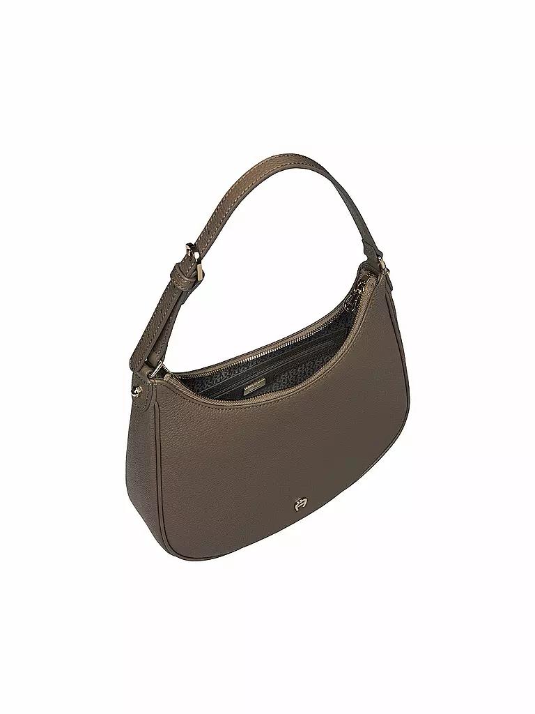 AIGNER | Ledertasche - Hobo Bag DIADORA Medium | grau