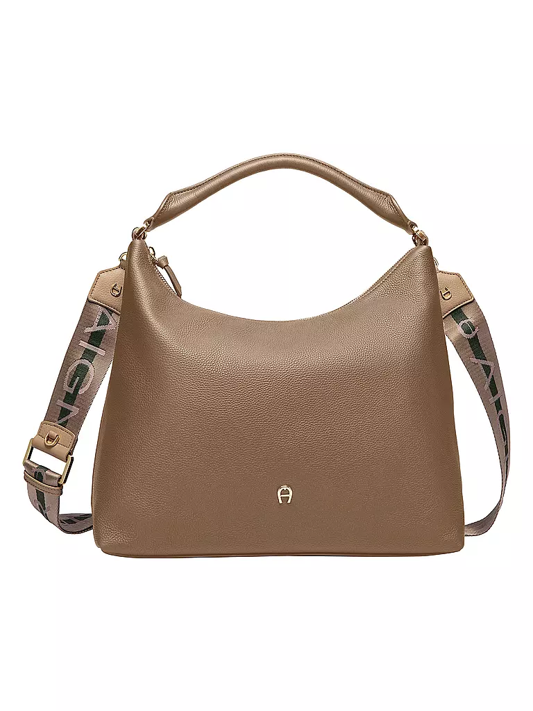 AIGNER | Ledertasche - Hobo Bag ZITA Medium | beige