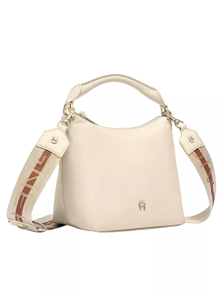 AIGNER | Ledertasche - Hobo Bag ZITA Small | creme