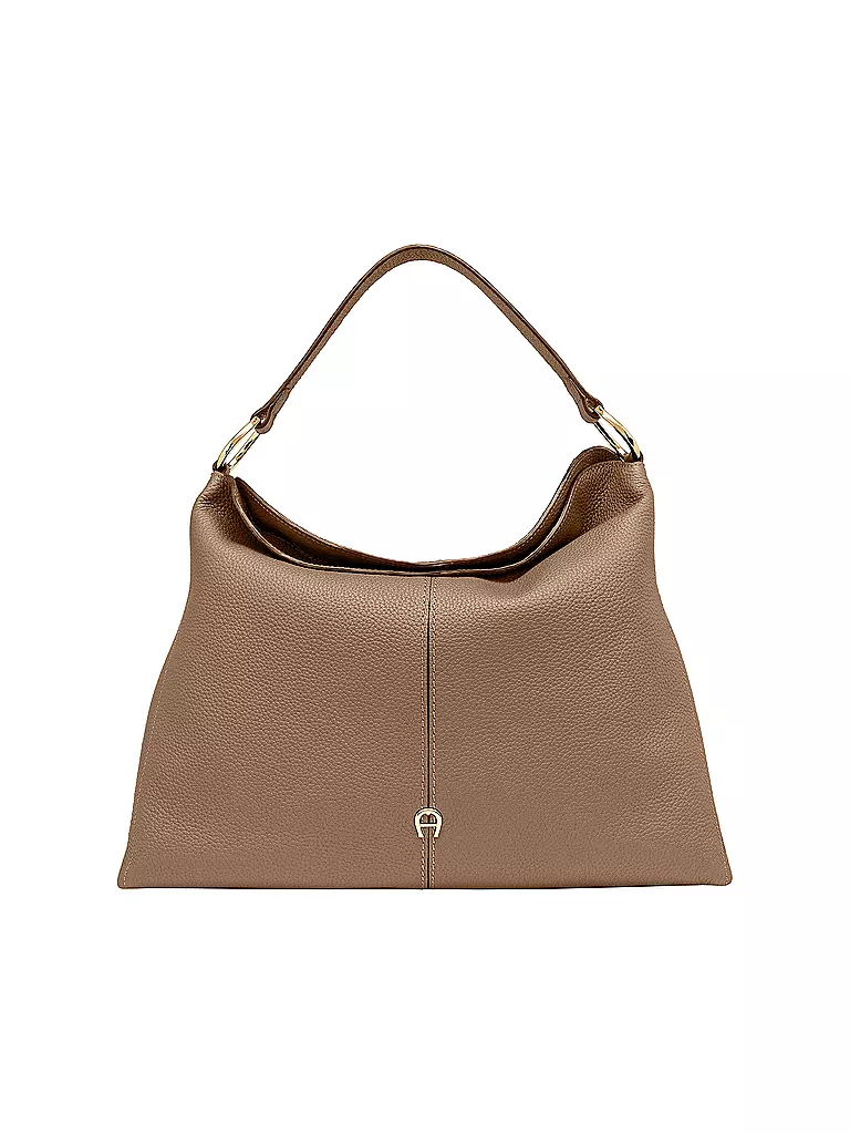 AIGNER | Ledertasche - Hobo SAVANNAH Large | beige