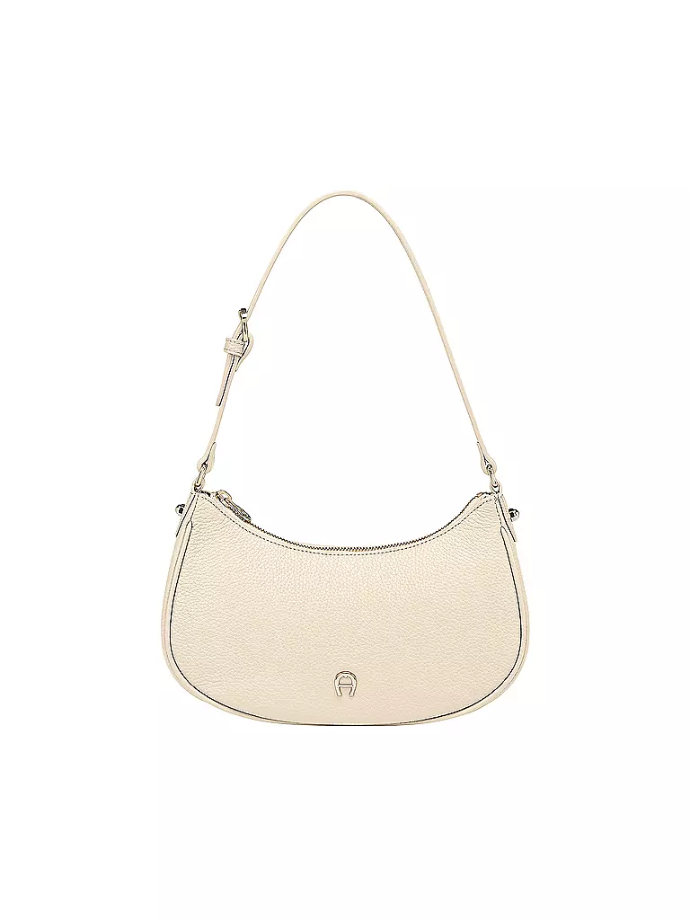 AIGNER | Ledertasche - Schultertasche DIADORA XSmall | creme