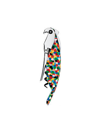 ALESSI | Sommelier-Korkenzieher Parrot Proust Bunt 3cm