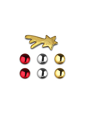 ALESSI | Magnet Set XMAS Gold / Silber / Rot