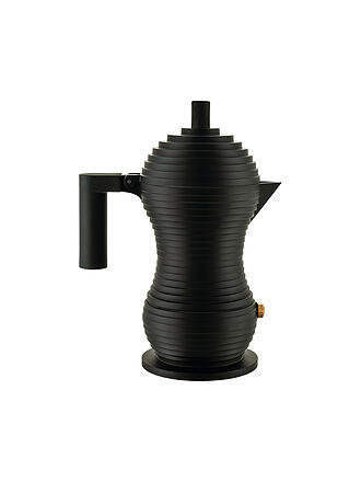 ALESSI | Espressomaschine Pulcina Black Alu/Schwarz 1 Tasse