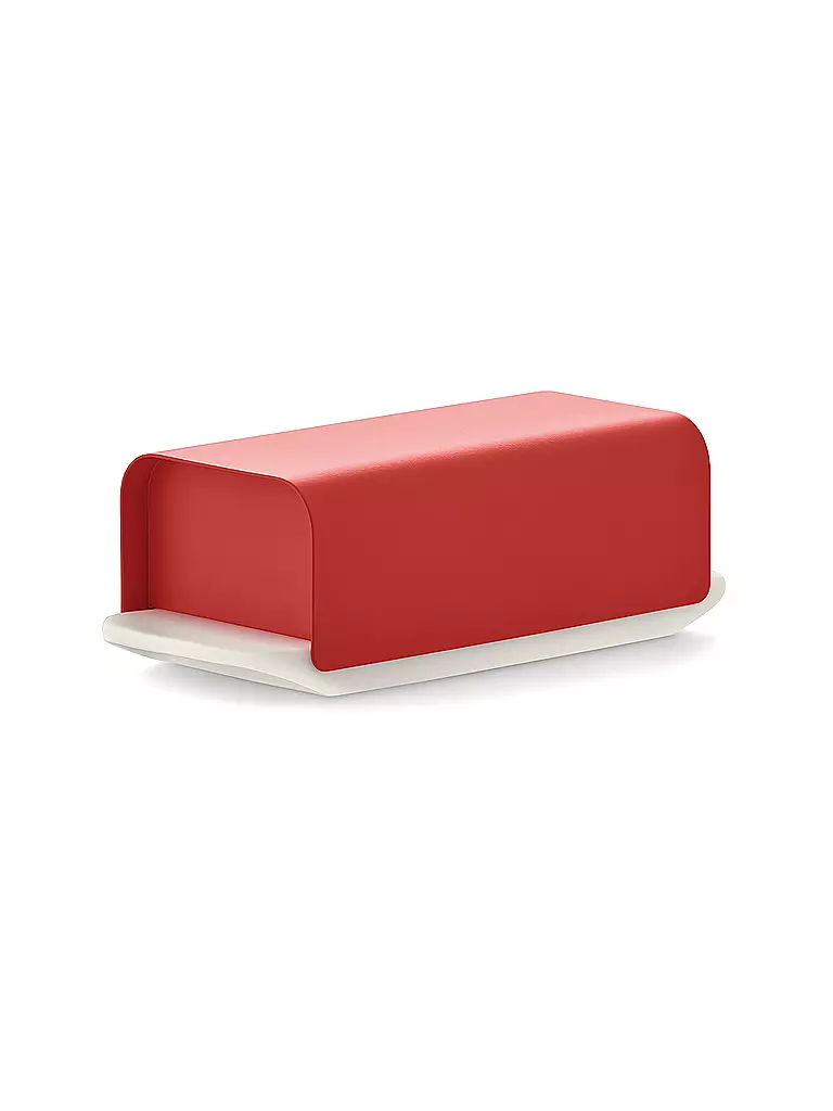 ALESSI | Butterdose Mattina 9,5cm Rot | hellgrau