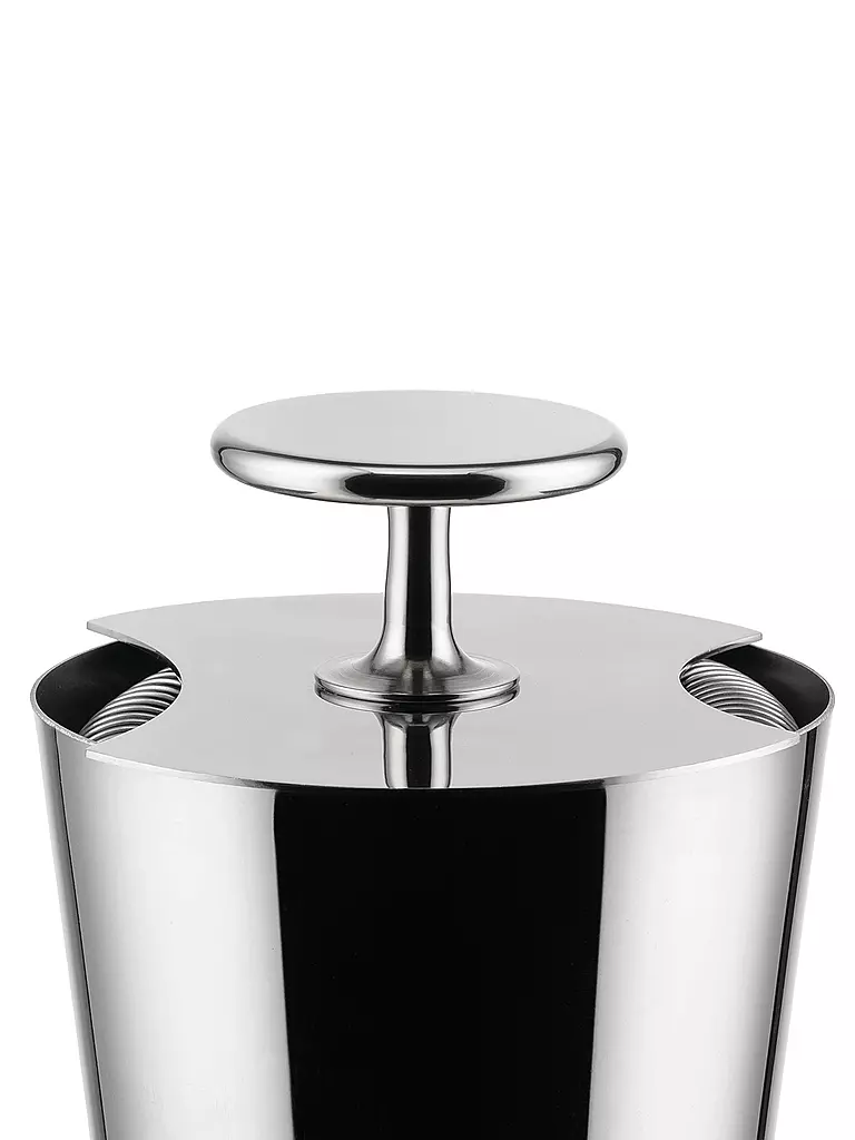 ALESSI | Doppel - Barsieb GIA27 10,2cm Edelstahl  | silber