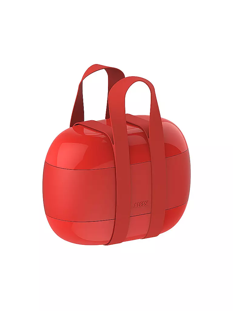 ALESSI | Frischhaltedose - Lunchbox Food a porter 19cm  | rot