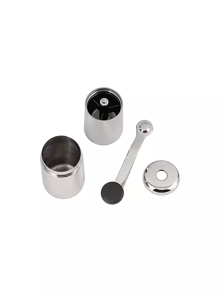 ALESSI | Kaffeemühle SLOW COFFEE 21,5cm Edelstahl | silber