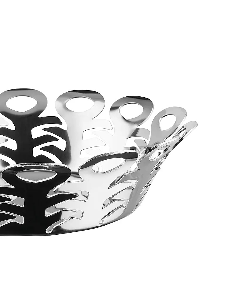 ALESSI | Korbschale VIMINI 22cm Edelstahl | silber