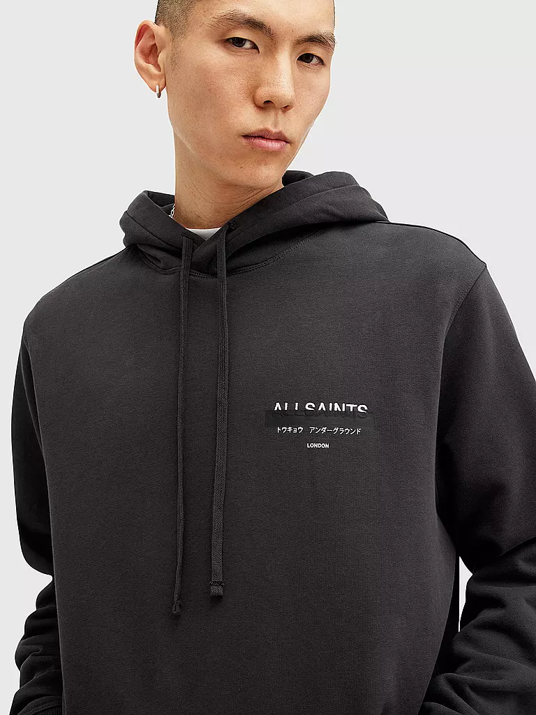 ALLSAINTS | Kapuzensweater - Hoodie REDACT | schwarz