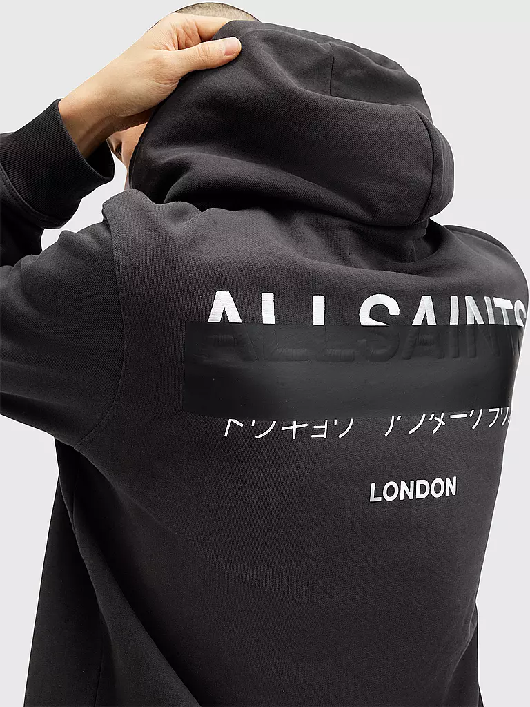 ALLSAINTS | Kapuzensweater - Hoodie REDACT | schwarz