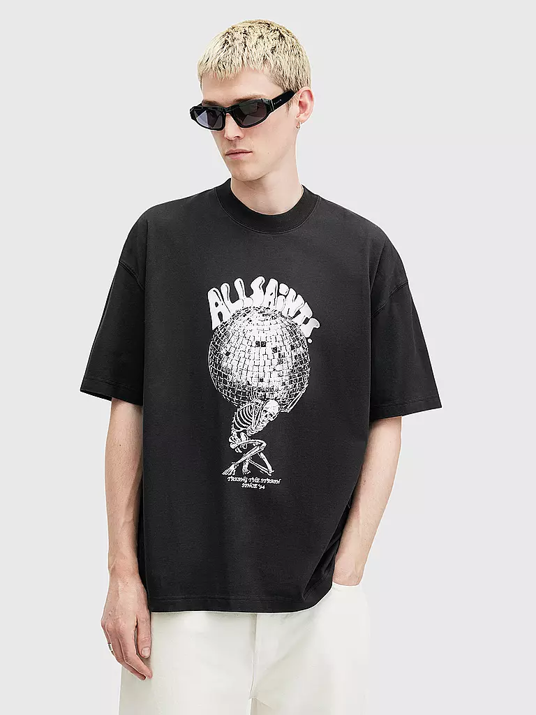 ALLSAINTS | T-Shirt BURDEN | schwarz