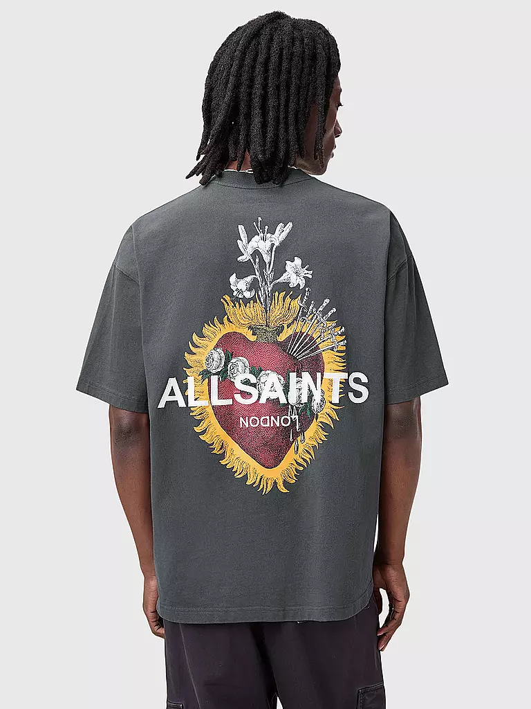 ALLSAINTS | T-Shirt HEARTFELT | schwarz