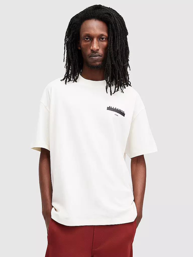 ALLSAINTS | T-Shirt Oversized Fit REDACT | weiss