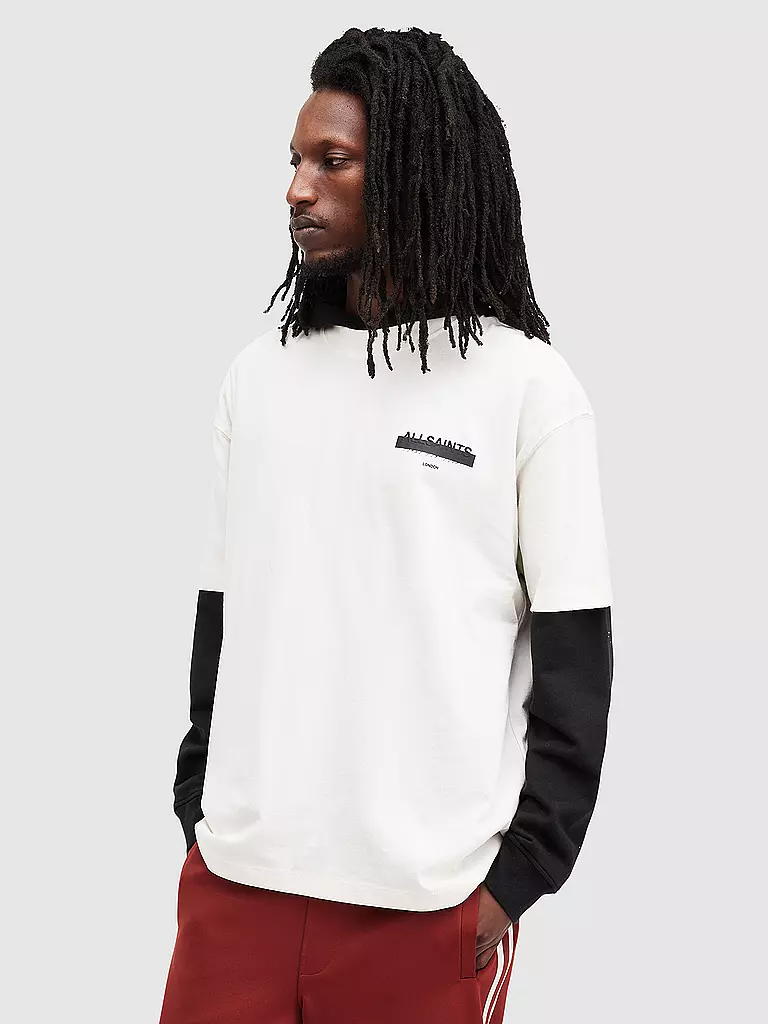 ALLSAINTS | T-Shirt Oversized Fit REDACT | schwarz