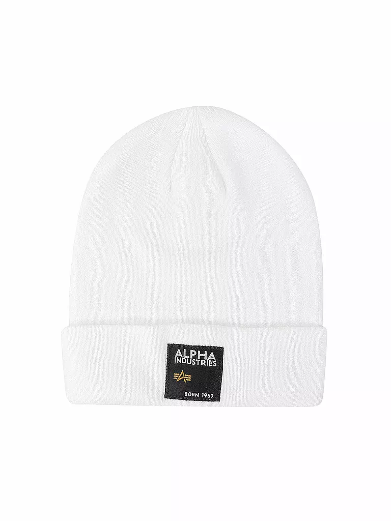 ALPHA INDUSTRIES | Mütze - Beanie | weiss