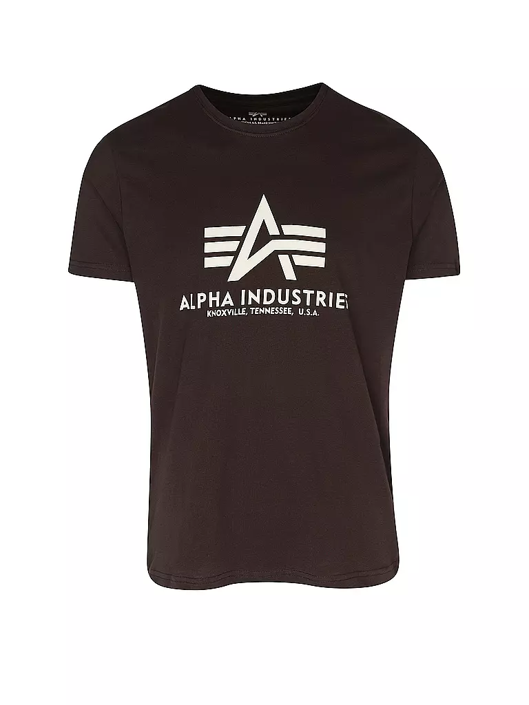 ALPHA INDUSTRIES | T-Shirt | braun