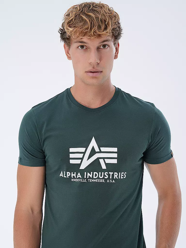 ALPHA INDUSTRIES | T-Shirt | braun