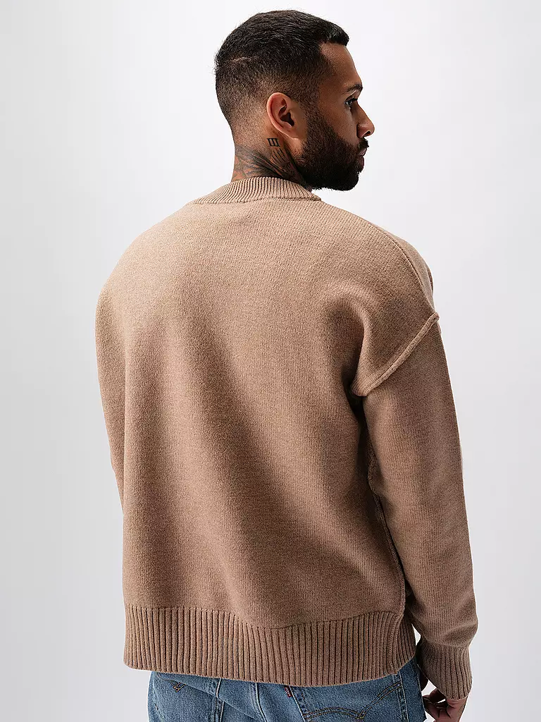 AMI PARIS | Cardigan  | camel