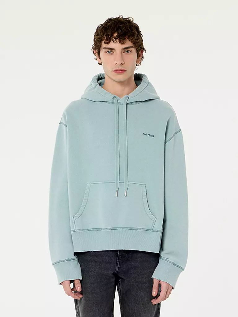 AMI PARIS | Kapuzensweater - Hoodie | hellblau