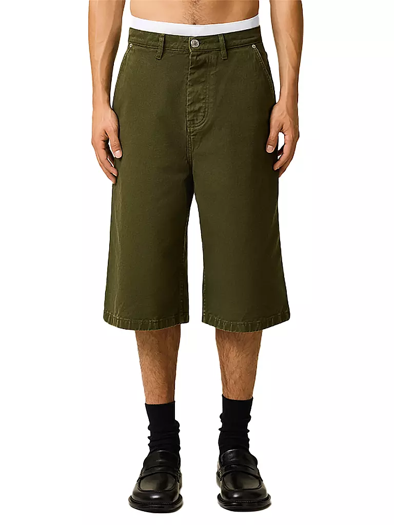 AMI PARIS | Shorts Wide Fit | olive