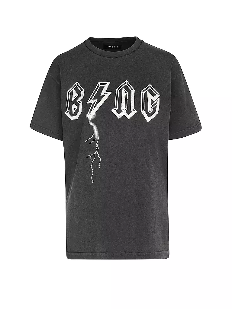 ANINE BING | T-Shirt BOLT | schwarz