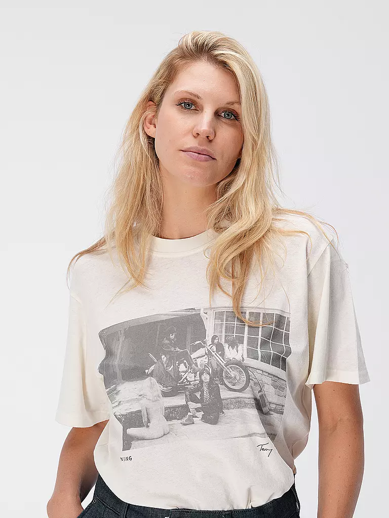 ANINE BING | T-Shirt LILI x ROLLING STONES | creme