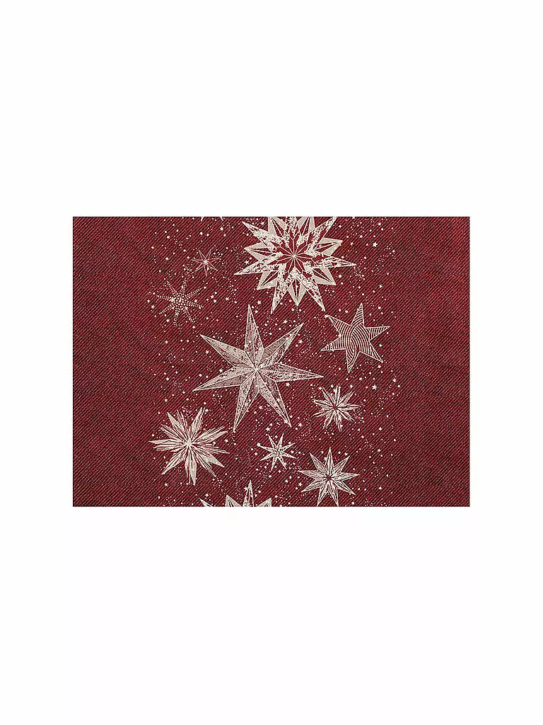 APELT | Tischset CHRISTMAS GLAM 35x48cm Bordeaux | dunkelrot