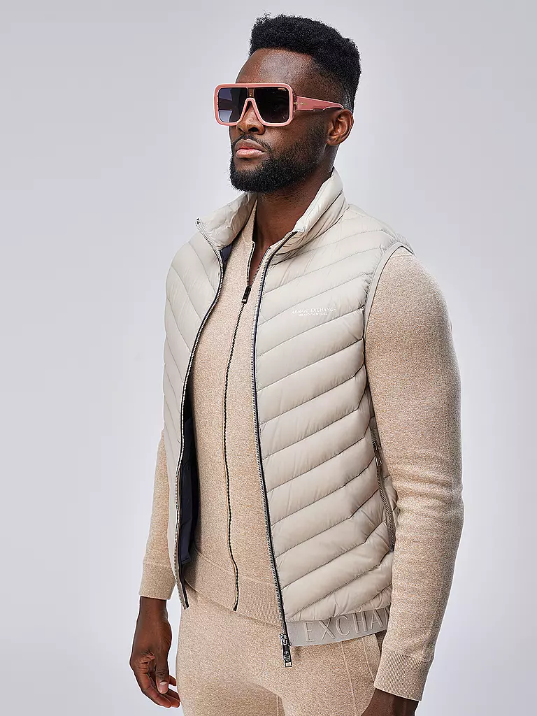 ARMANI EXCHANGE | Daunensteppgilet | beige