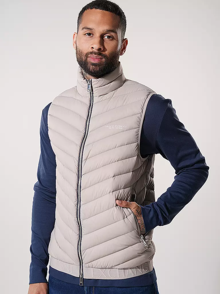 ARMANI EXCHANGE | Steppgilet | beige