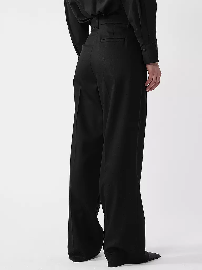 ARMEDANGELS | Hose Wide Leg LEANDRAA | schwarz