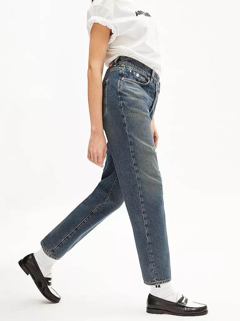 ARMEDANGELS | Jeans Straight Fit 7/8  AAIKALA | blau