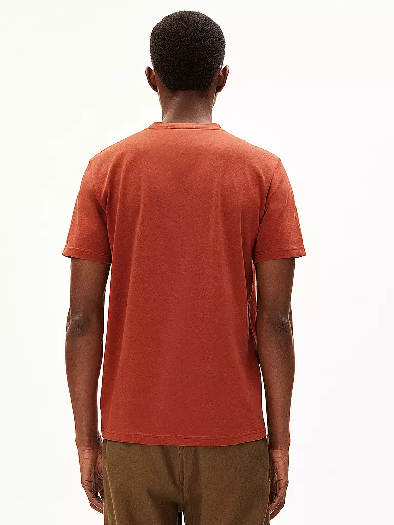 ARMEDANGELS | T-Shirt JAAMEL STRUCTURE | orange