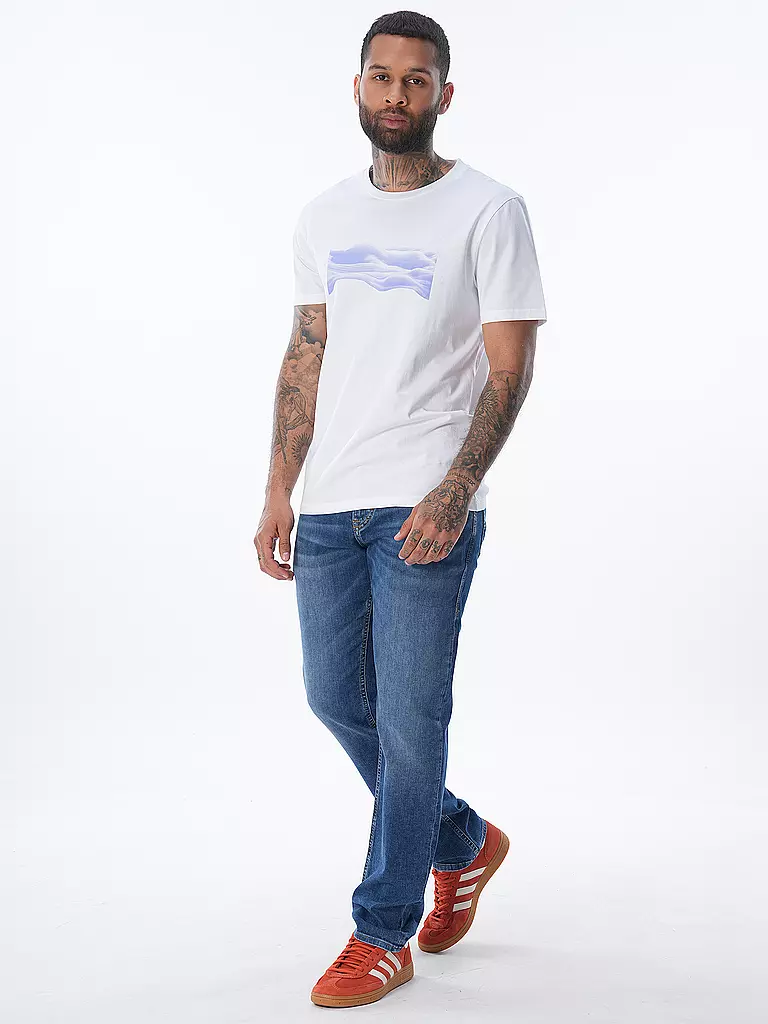 ARMEDANGELS | T-Shirt JAAMES WAVY | weiss