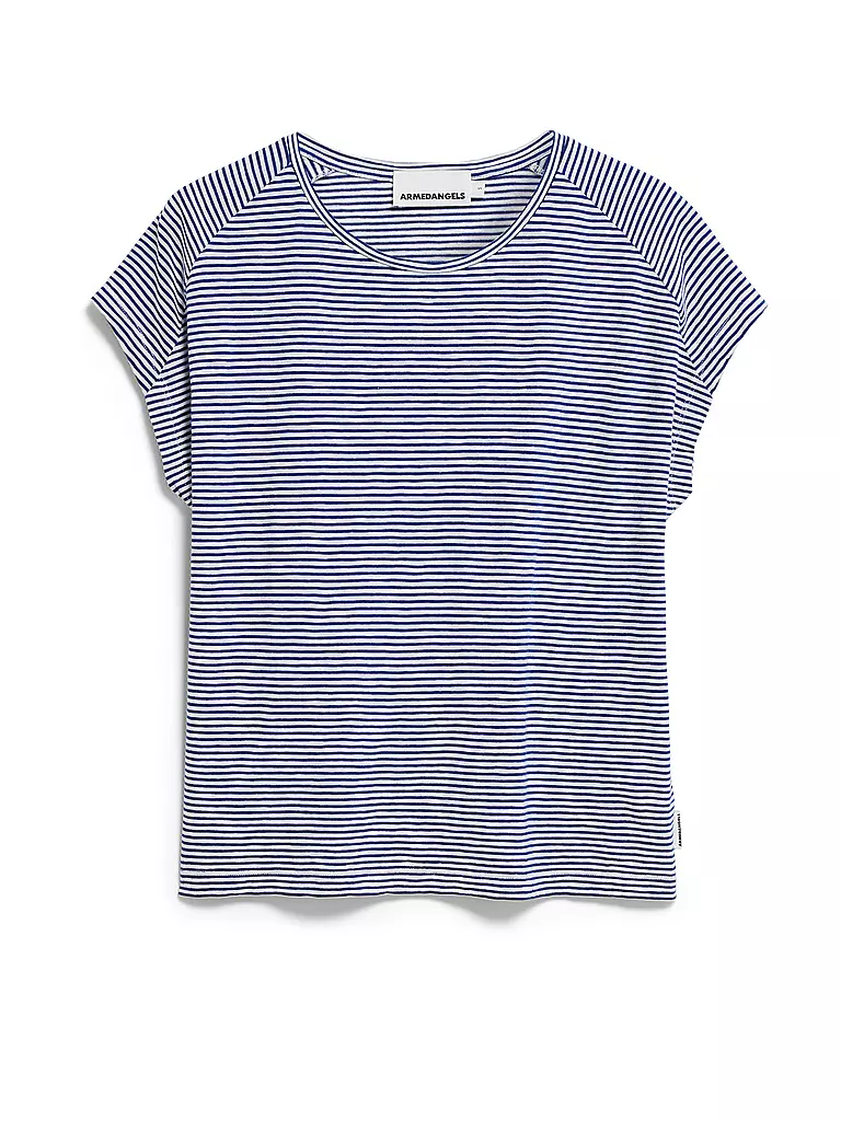 ARMEDANGELS | T-Shirt ONELIAA LOVELY STRIPES | blau