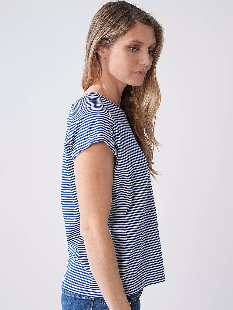 ARMEDANGELS | T-Shirt ONELIAA LOVELY STRIPES | rot