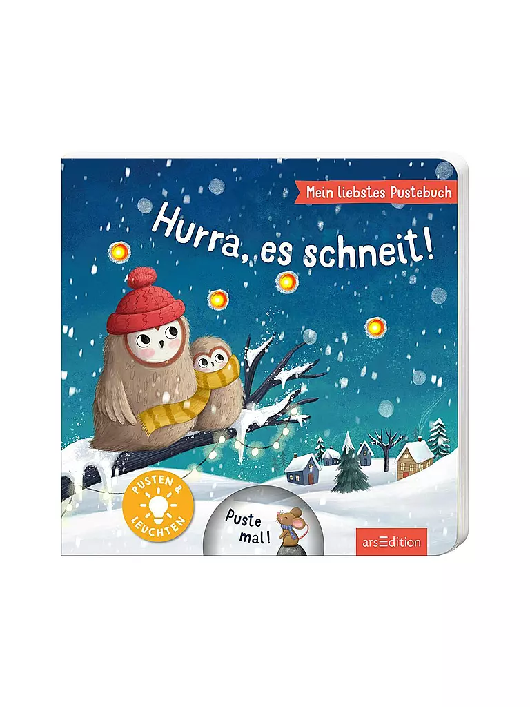 ARS EDITION VERLAG | Mein liebstes Pustebuch - Hurra, es schneit! | keine Farbe