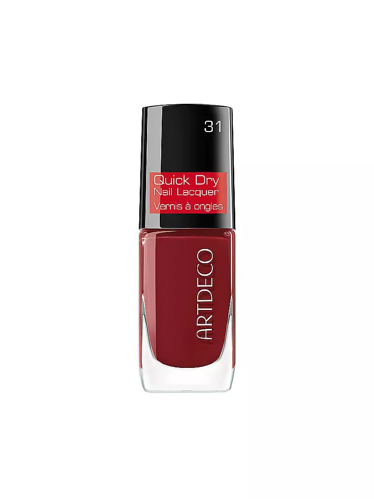 ARTDECO | Nagellack - Quick Dry Nail Lacquer ( 31 confident red ) | dunkelrot