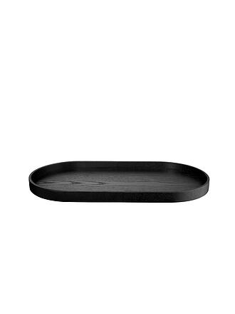 ASA SELECTION | Holztablett oval 44x22,5cm Schwarz