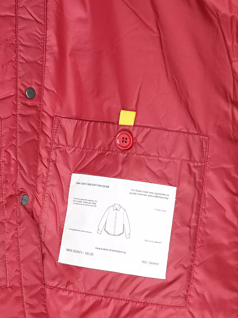 ASPESI | Jacke - Overshirt | rot