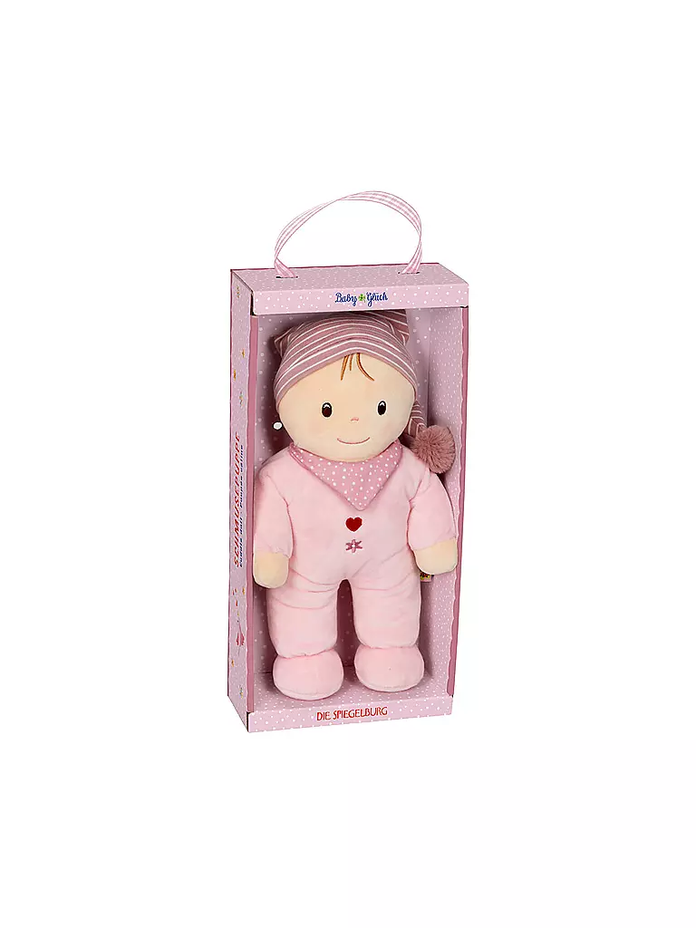 BABY GLÜCK | Kleine Schmusepuppe Rosa  | rosa