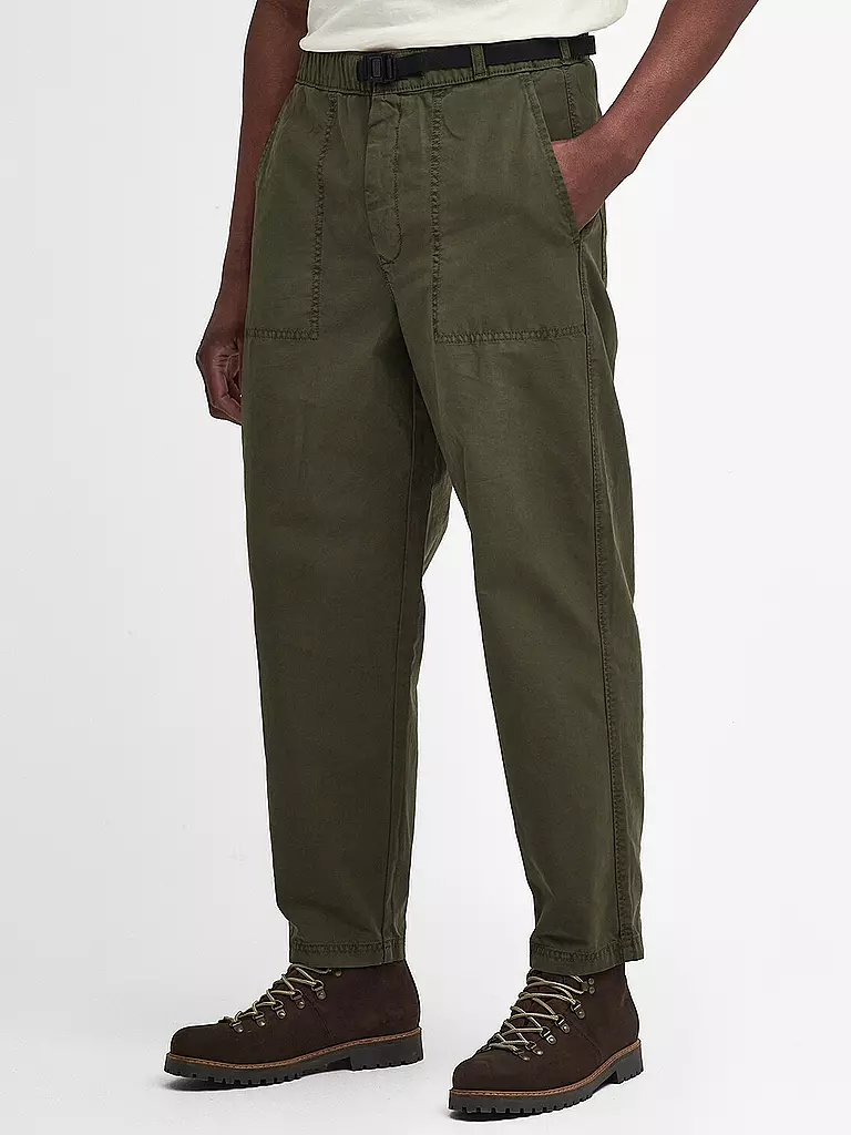 BARBOUR | Chino Relaxed Fit GRINDEL | olive