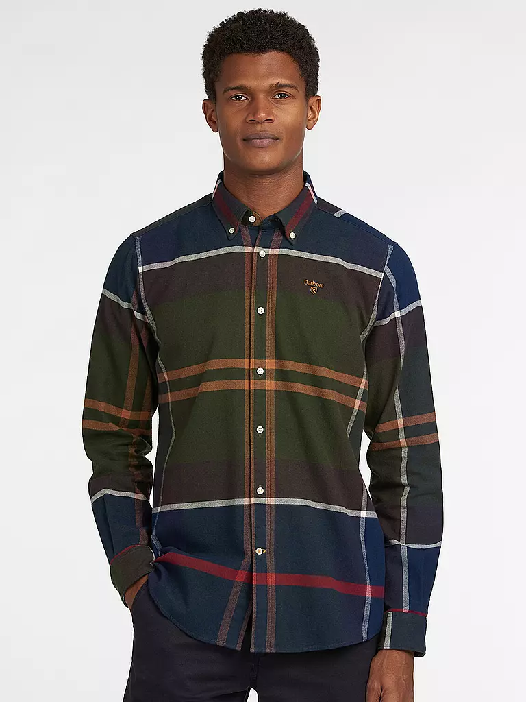 BARBOUR | Flanellhemd  | olive