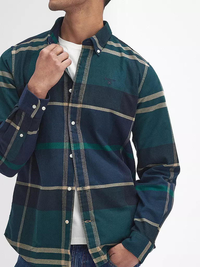 BARBOUR | Flanellhemd  | dunkelblau