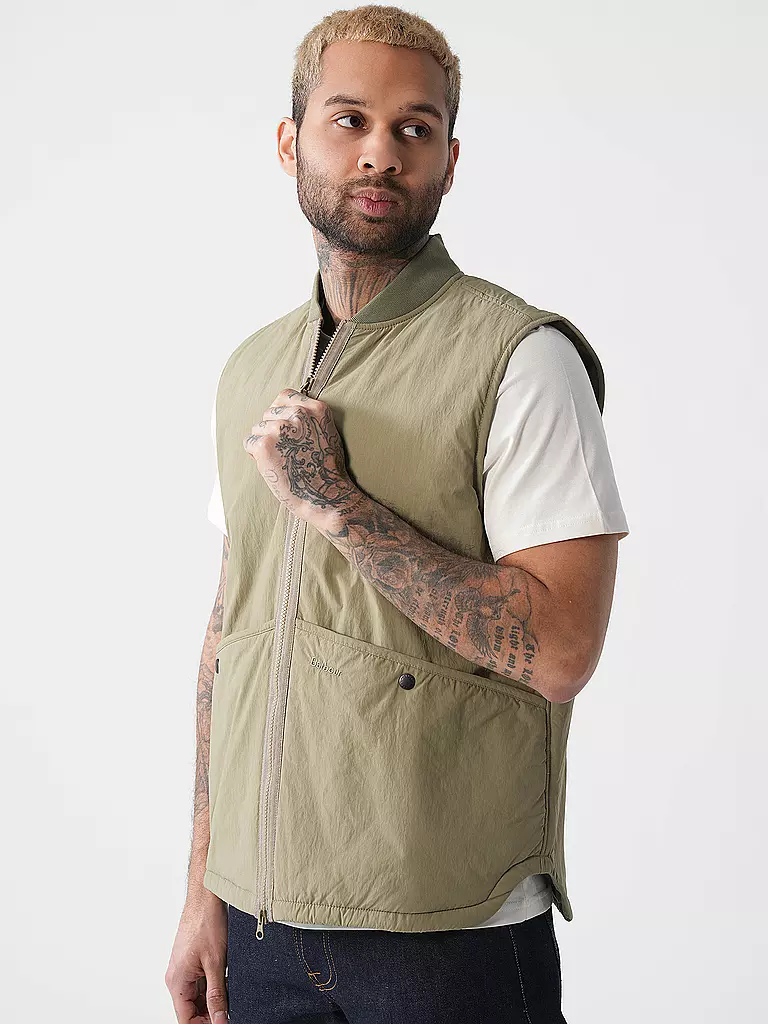 BARBOUR | Gilet RE-ENGINGERED LIDESDALE | olive