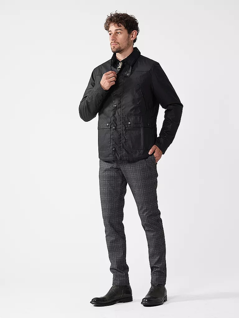 BARBOUR | Jacke REELIN WAX | dunkelblau