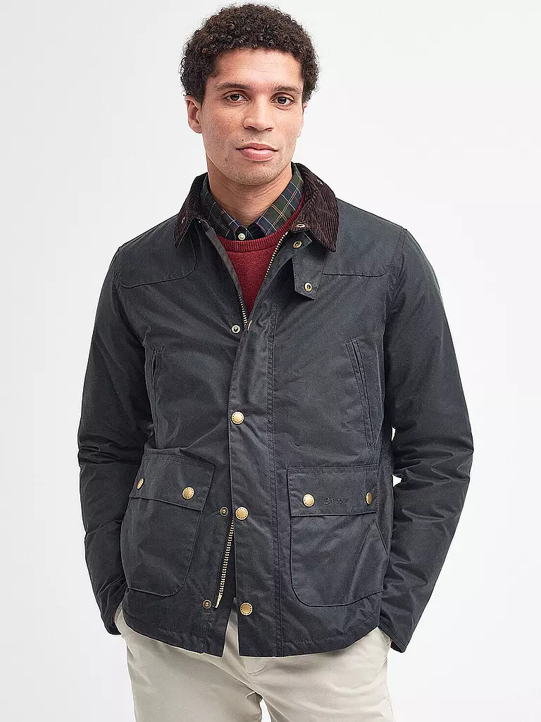 BARBOUR | Jacke REELIN WAX | dunkelblau