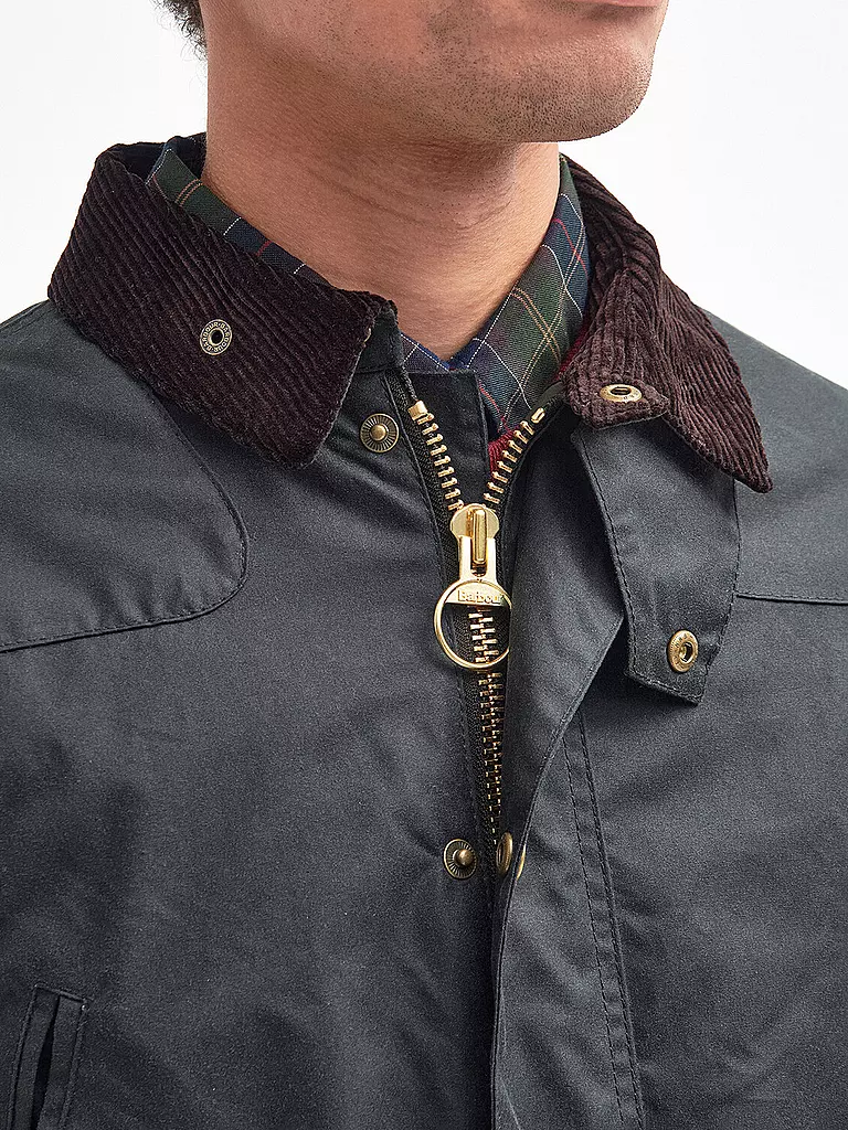 BARBOUR | Jacke REELIN WAX | dunkelblau