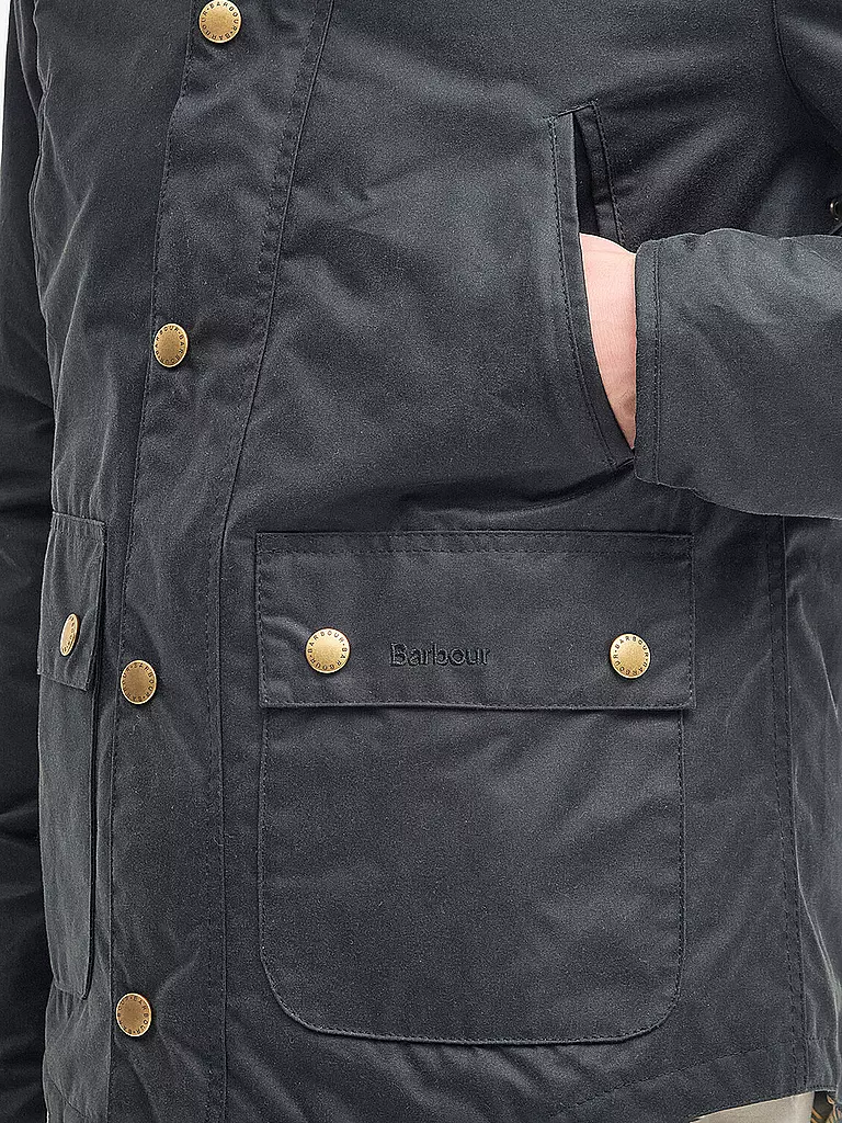 BARBOUR | Jacke REELIN WAX | dunkelblau